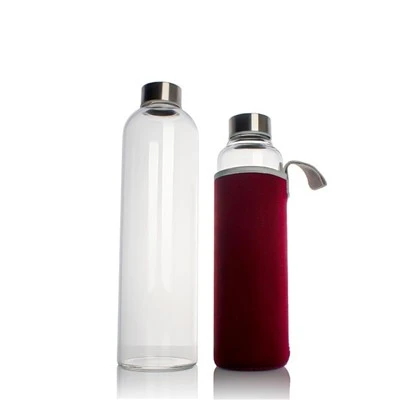 Transparent Beverage Bottles With Aluminum Cap Transparent Beverage Bottles With Aluminum Cap
